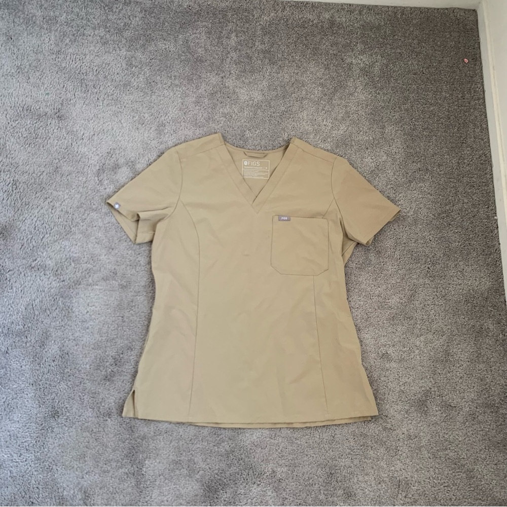 Figs Tan Women's Top